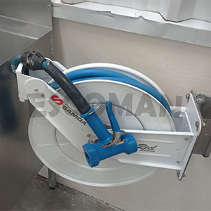 Carrete Retractil Lavado Sanitario